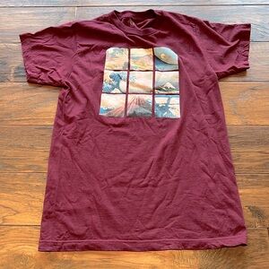 Simons Graphic Tee Maroon/Red